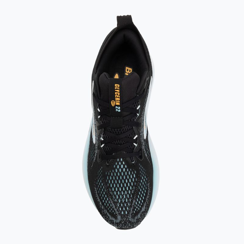 Încălțăminte  de alergare pentru bărbați Brooks Glycerin 22 black/atomizer/blazing orange 5