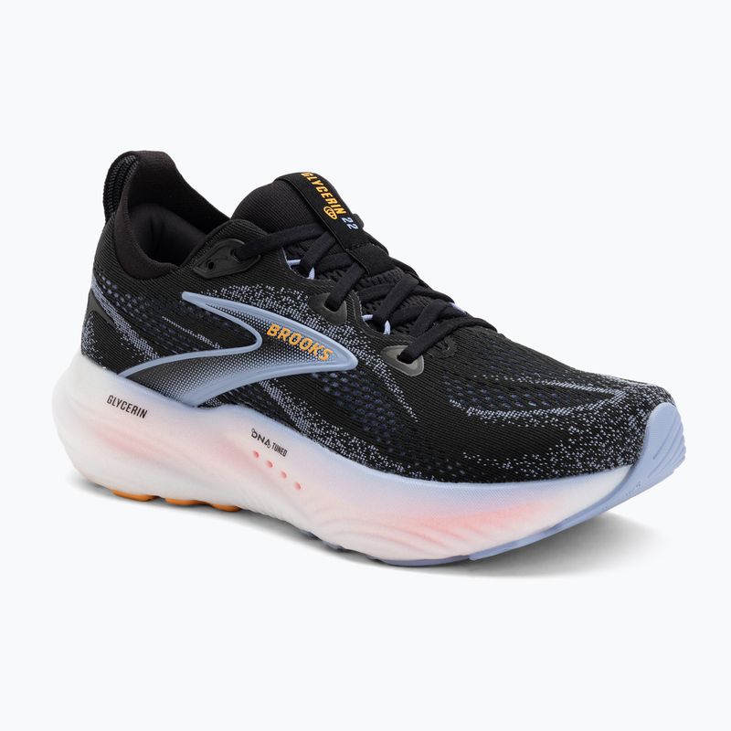 Încălțăminte de alergare pentru femei Brooks Glycerin 22 black/blue heron/orange