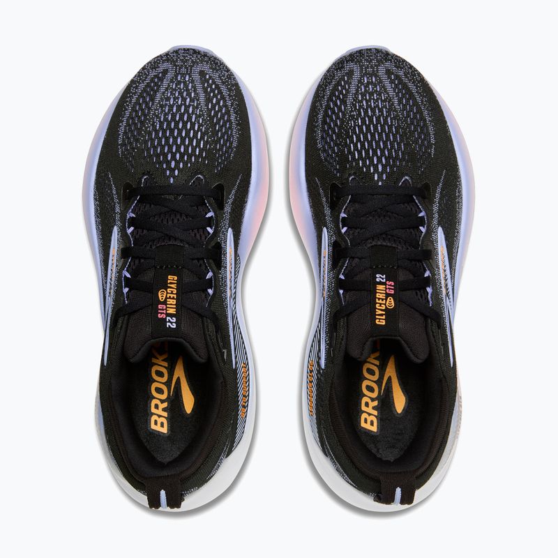 Încălțăminte de alergare Brooks Glycerin GTS 22 black/blue heron/orange 8