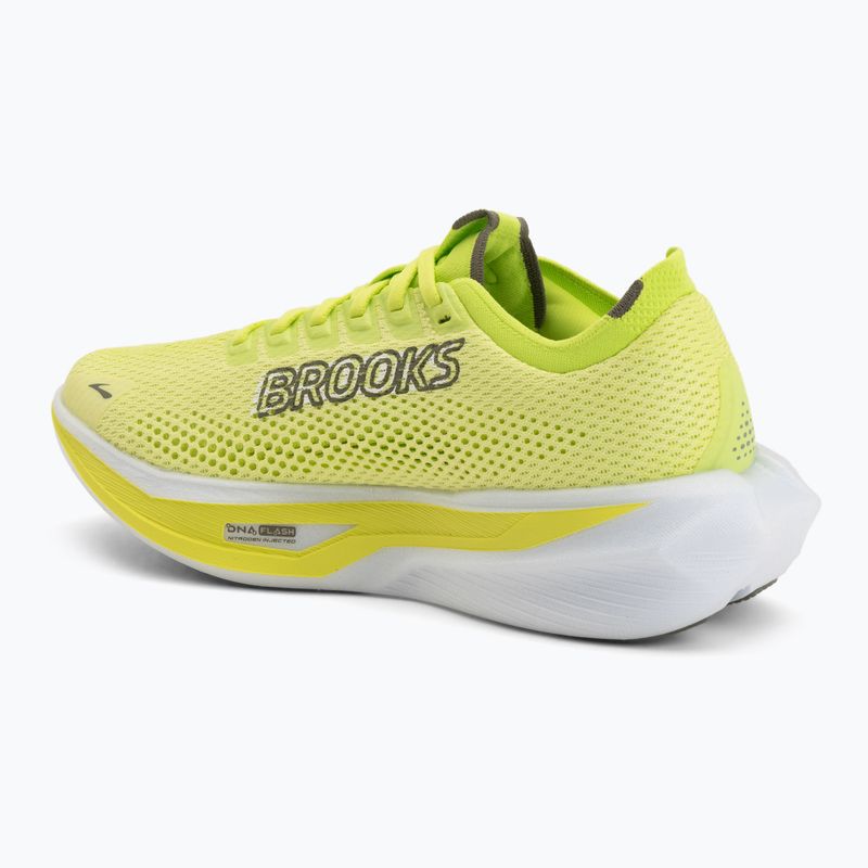 Încălțăminte de alergare pentru bărbați Brooks Hyperion 3 sunny lime/olive/white 3