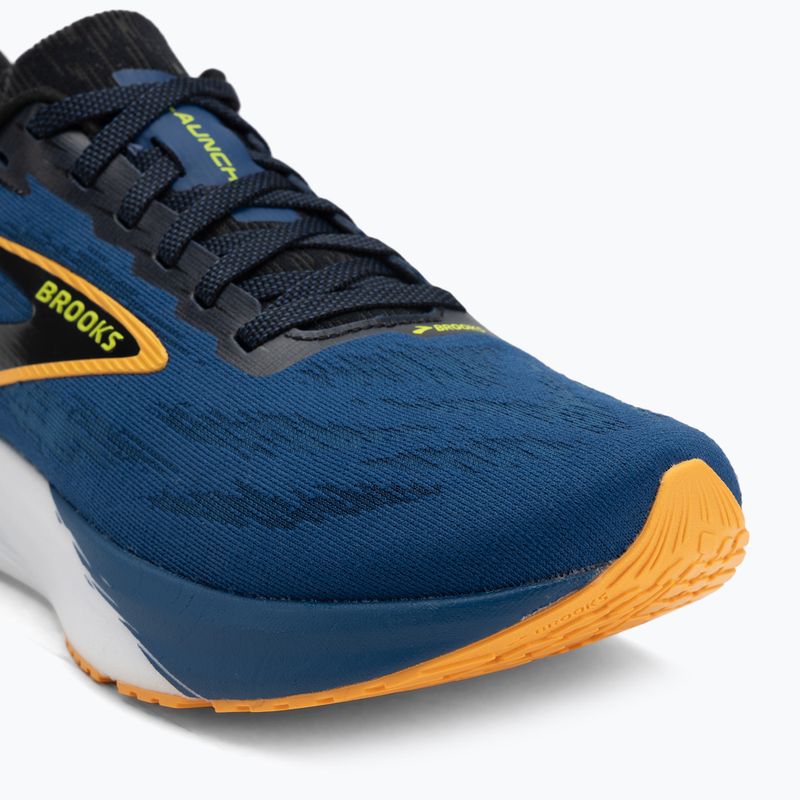 Încălțăminte de alergare pentru bărbați Brooks Launch 11 black/navy peony/orange 7