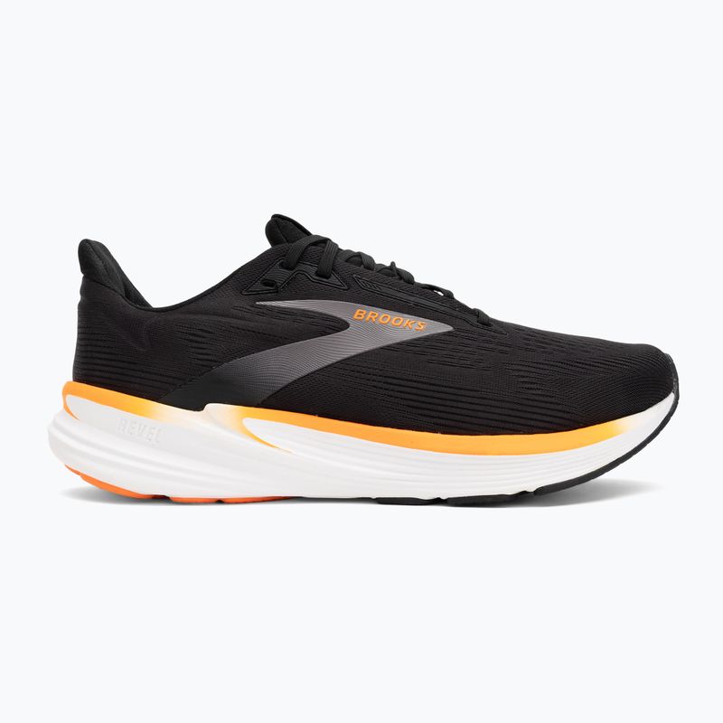 Încălțăminte de alergare pentru bărbați Brooks Revel 8 black/excalibur/orange 2
