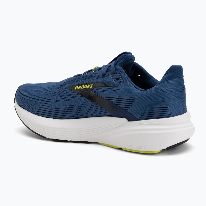 Încălțăminte de alergare pentru bărbați Brooks Revel 8 navy peony/black/acid lime 3
