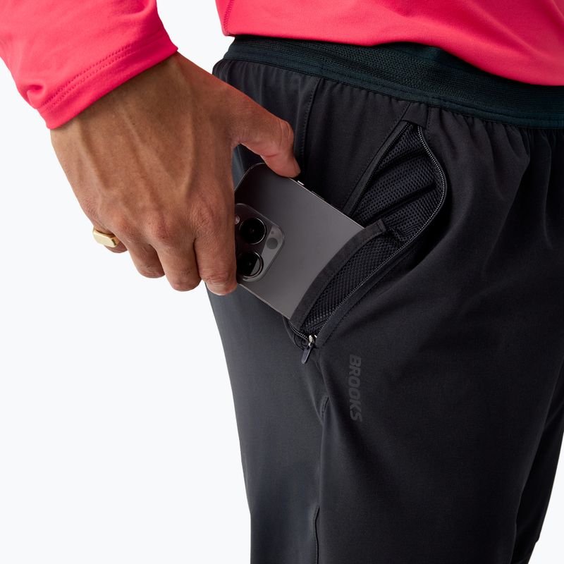 Pantaloni de alergare pentru bărbați Brooks Dash Pant black 4
