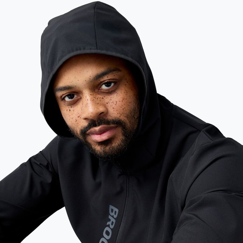 Geacă de alergare pentru bărbați Brooks Canopy Jacket black 3