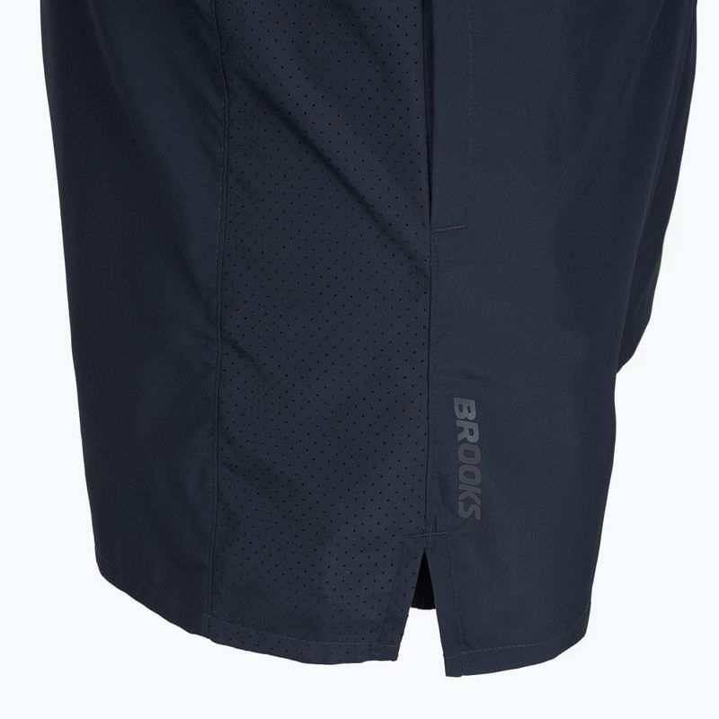 Pantaloni scurți de alergare pentru bărbați Brooks Dash 2in1 midnight run/black 3