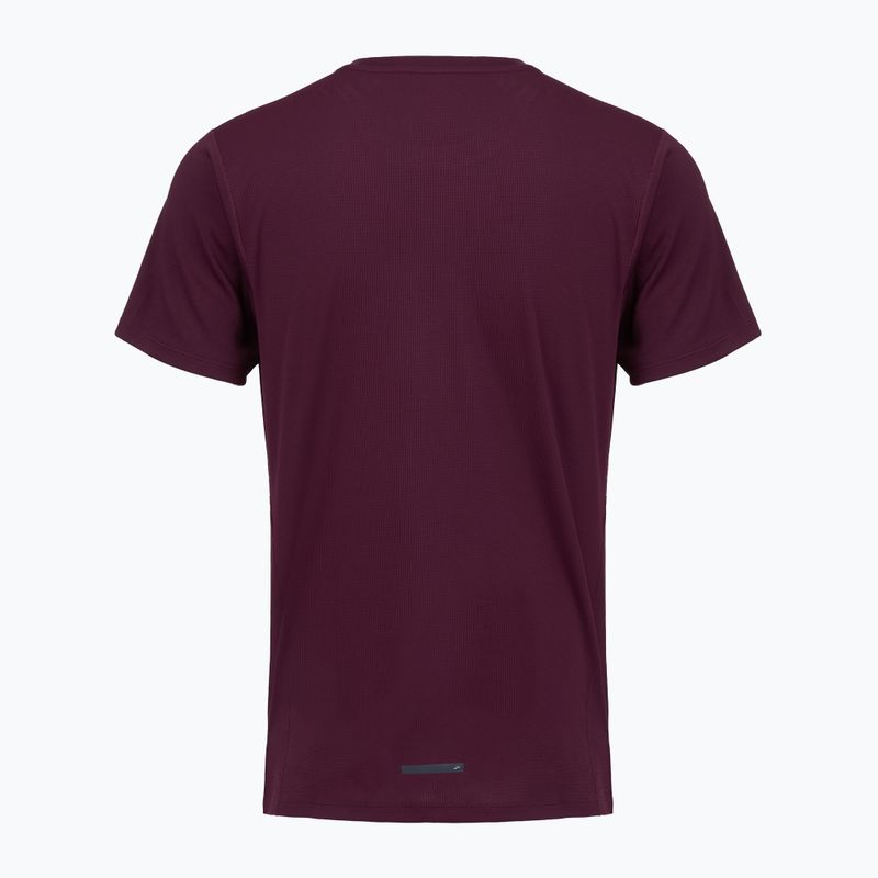 Tricou de alergare pentru bărbați Brooks Dash burgundy blaze 2