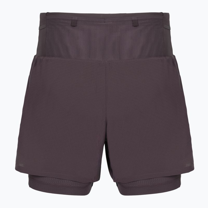 Pantaloni scurți de alergare pentru bărbați Brooks High Point 5" 2IN1 2.0 dark russet 2