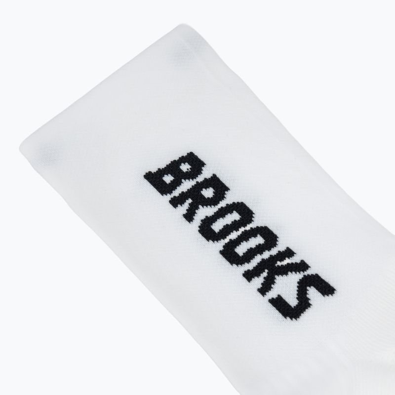 Șosete de alergare Brooks Ghost Crew white/brooks 3