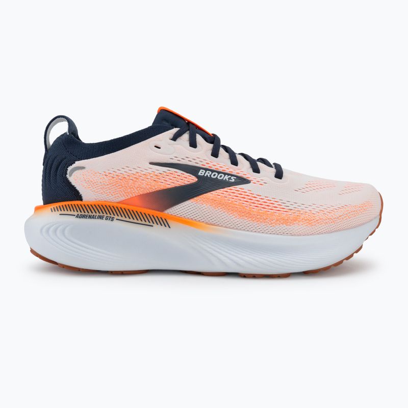 Încălțăminte de alergare pentru bărbați Brooks Adrenaline GTS 25 white/spellbound/orange 2
