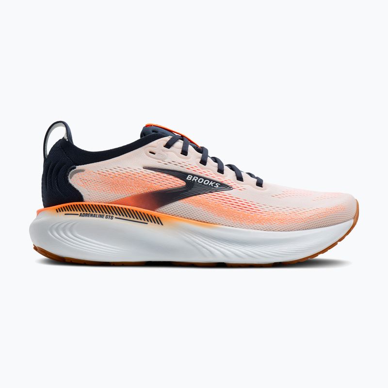 Încălțăminte de alergare pentru bărbați Brooks Adrenaline GTS 25 white/spellbound/orange 2
