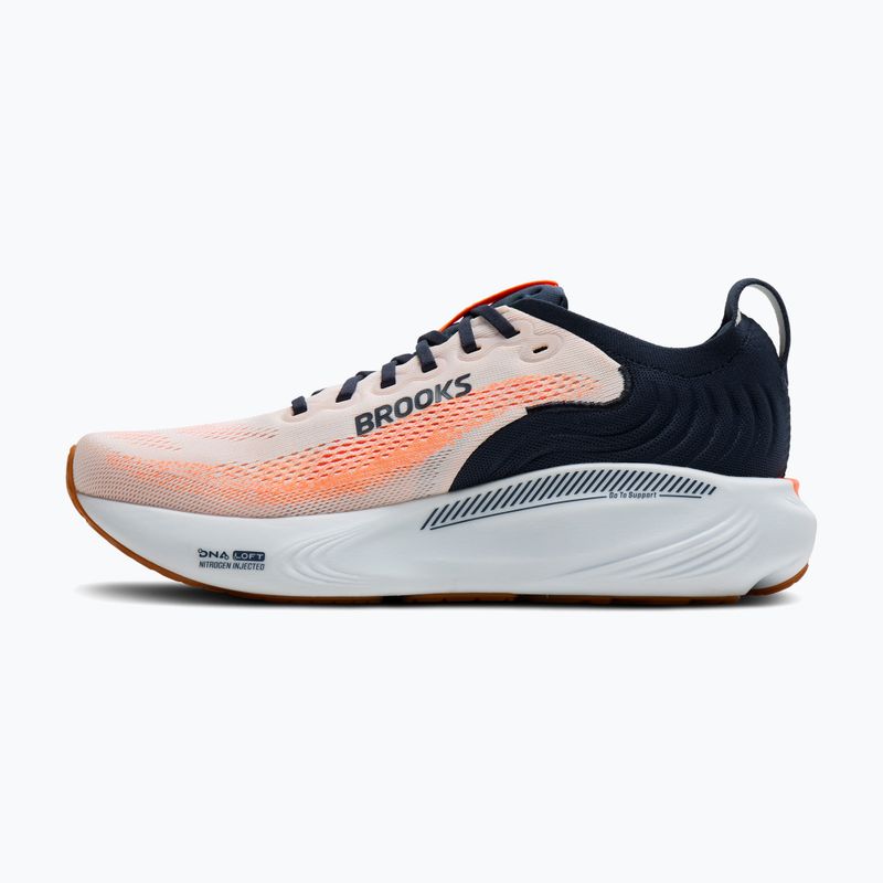Încălțăminte de alergare pentru bărbați Brooks Adrenaline GTS 25 white/spellbound/orange 3