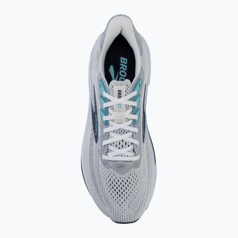 Încălțăminte de alergare pentru bărbați Brooks Ghost 17 white/beacon blue/ipanema 5