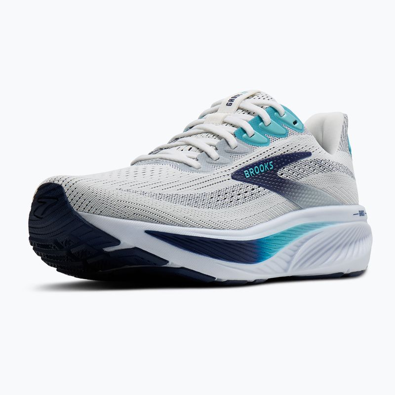 Încălțăminte de alergare pentru bărbați Brooks Ghost 17 white/beacon blue/ipanema 4
