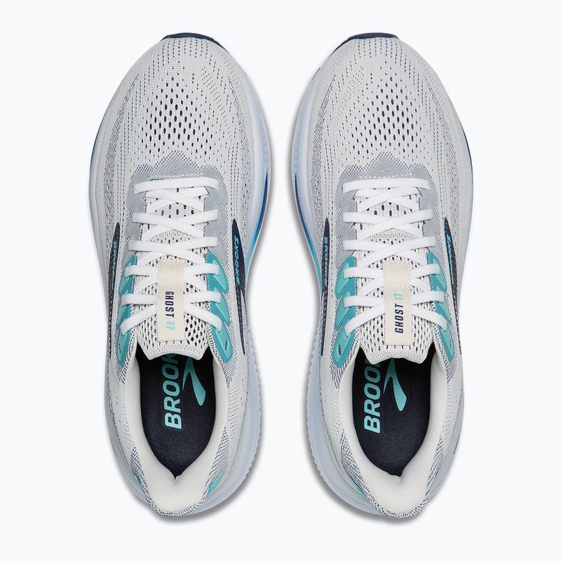 Încălțăminte de alergare pentru bărbați Brooks Ghost 17 white/beacon blue/ipanema 7
