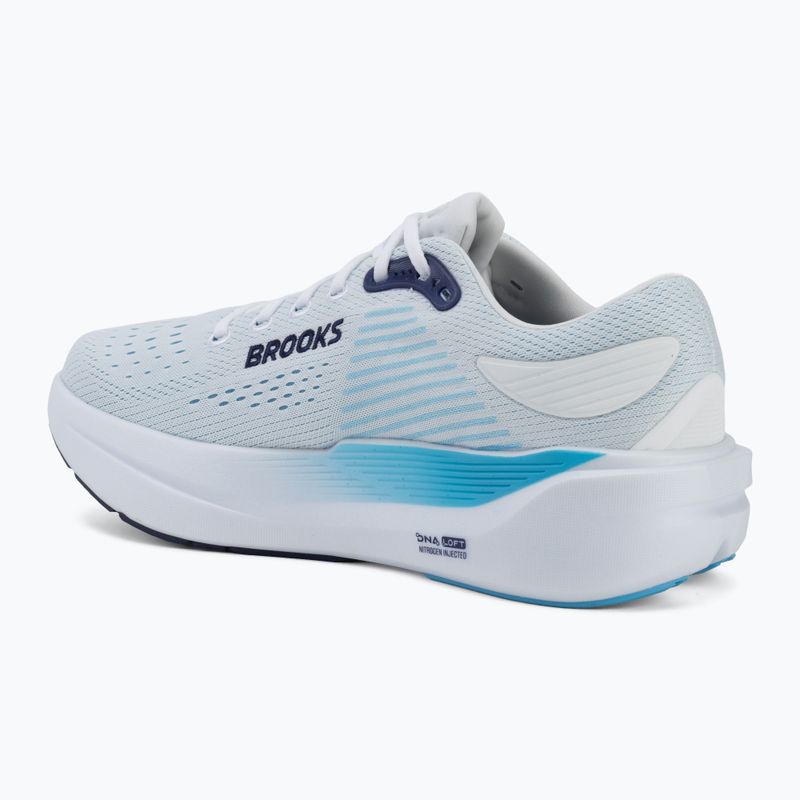 Încălțăminte de alergare pentru bărbați Brooks Ghost Max 3 bright white/beacon blue/teal 3