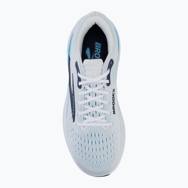Încălțăminte de alergare pentru bărbați Brooks Ghost Max 3 bright white/beacon blue/teal 5
