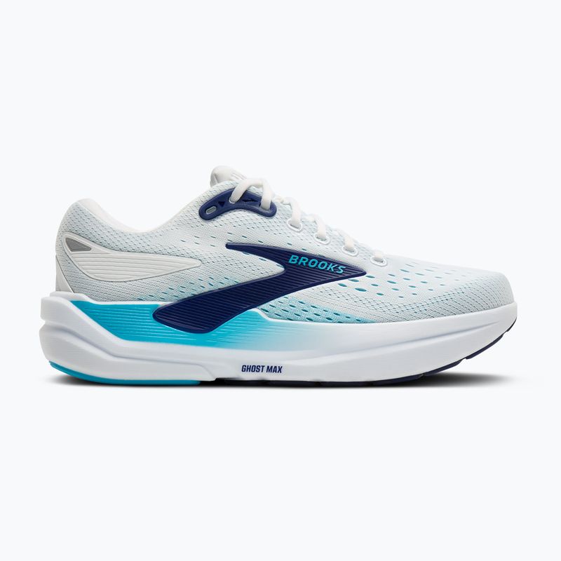 Încălțăminte de alergare pentru bărbați Brooks Ghost Max 3 bright white/beacon blue/teal 2