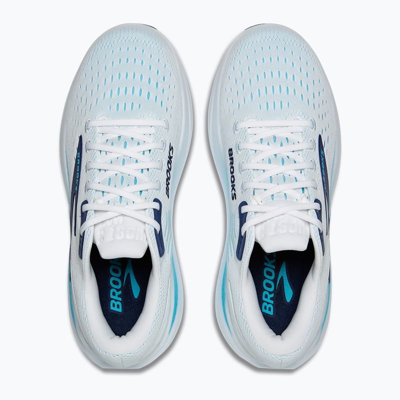 Încălțăminte de alergare pentru bărbați Brooks Ghost Max 3 bright white/beacon blue/teal 7