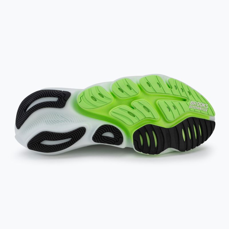 Încălțăminte de alergare pentru bărbați Brooks Glycerin Flex white/green gecko/phantom 4