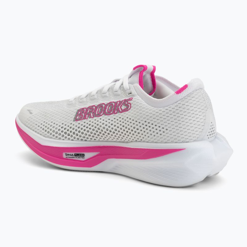 Încălțăminte de alergare pentru femei Brooks Hyperion 3 white/luminary/cyber pink 3