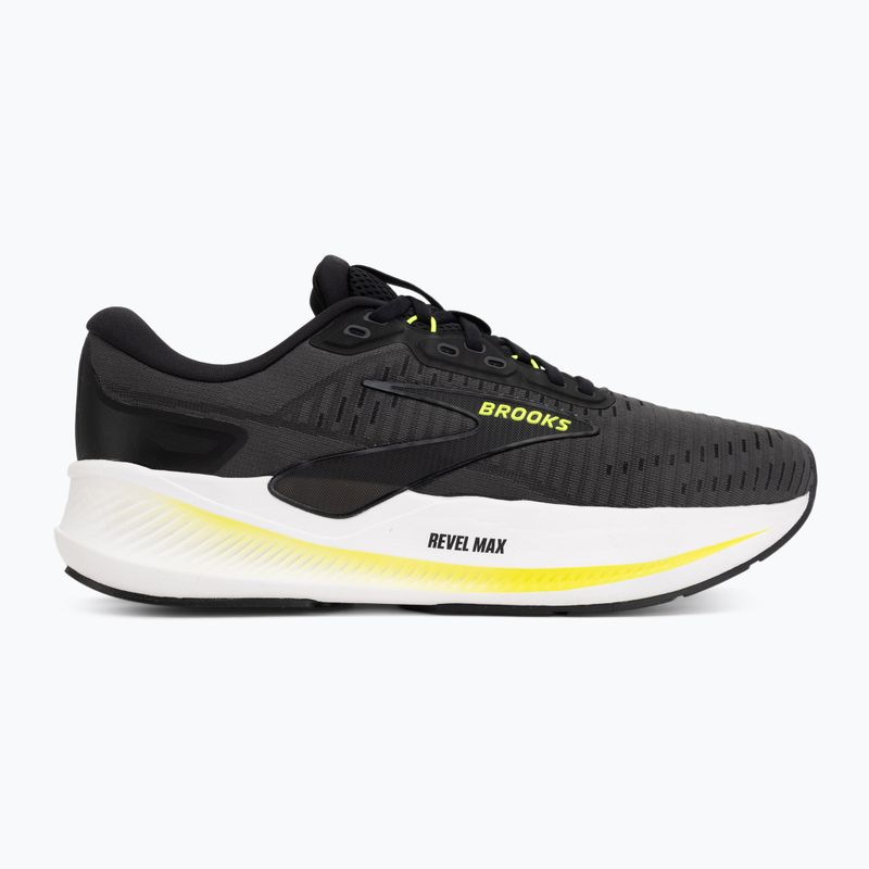 Încălțăminte de alergare pentru bărbați Brooks Revel Max ebony/black/nightlife 2