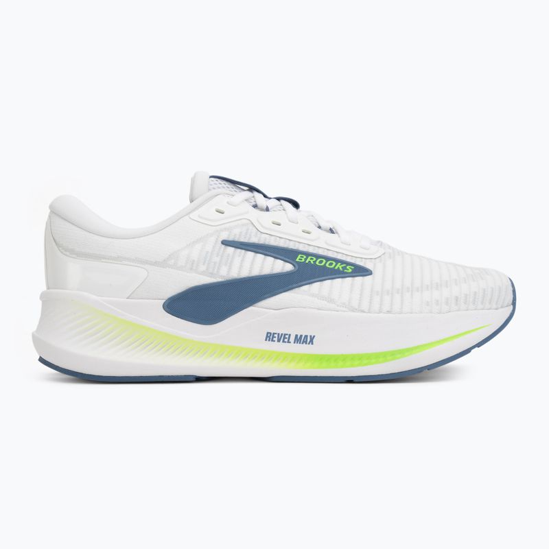 Încălțăminte de alergare pentru bărbați Brooks Revel Max white/moonlight/green gecko 2