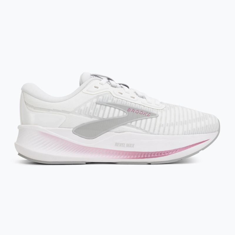 Încălțăminte de alergare pentru femei Brooks Revel Max white/harbor mist/metallic 2