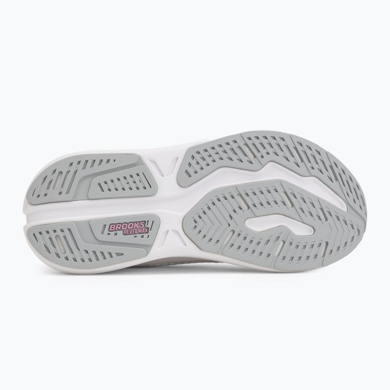 Încălțăminte de alergare pentru femei Brooks Revel Max white/harbor mist/metallic 4