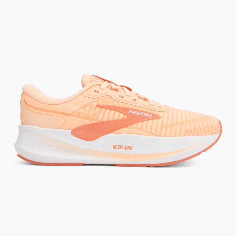 Încălțăminte de alergare pentru femei Brooks Revel Max peach echo/white 2