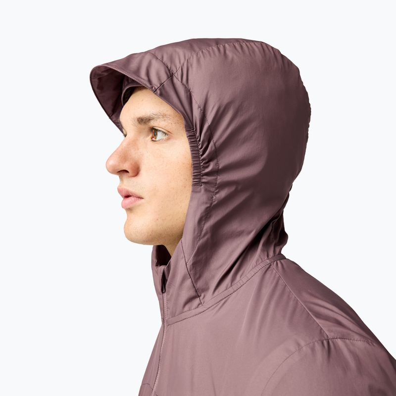 Geacă de alergare pentru bărbați Brooks Canopy Packable Jacket brown 4