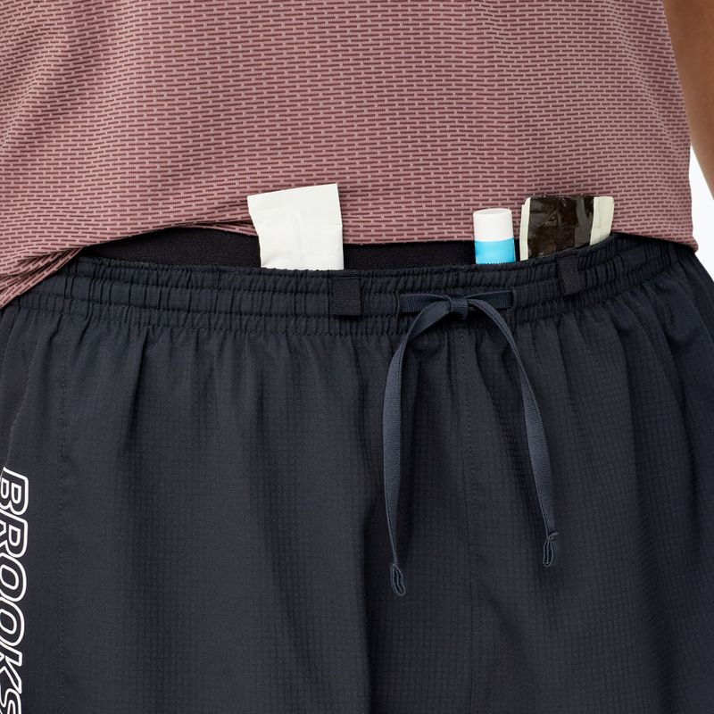 Pantaloni scurți de alergare pentru bărbați Brooks Cascadia 2-in-1 Short black 3