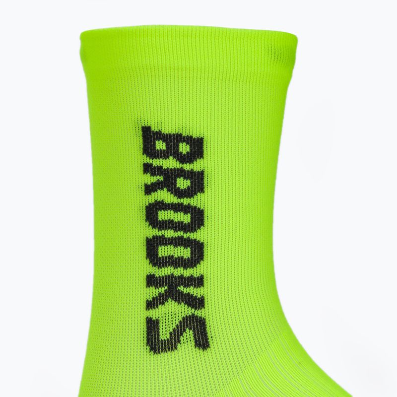 Șosete de alergare Brooks Ghost Crew yellow 3