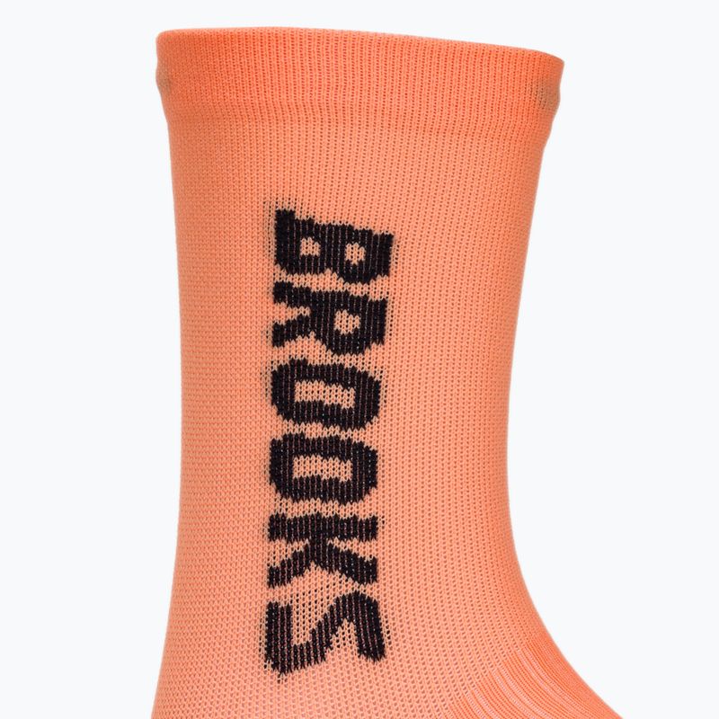 Șosete de alergare Brooks Ghost Crew orange 3