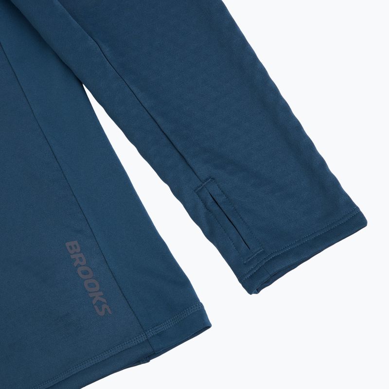 Bluză de alergare pentru bărbați Brooks Thermal Reflective 1/2 Zip blue 4