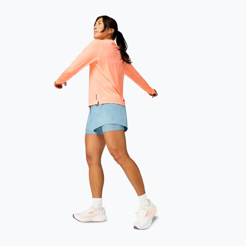 Pantaloni scurți de alergare pentru femei Brooks Dash 2in1 blue 2