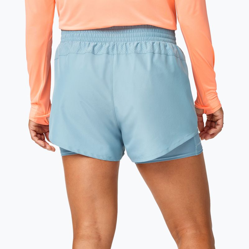 Pantaloni scurți de alergare pentru femei Brooks Dash 2in1 blue 3