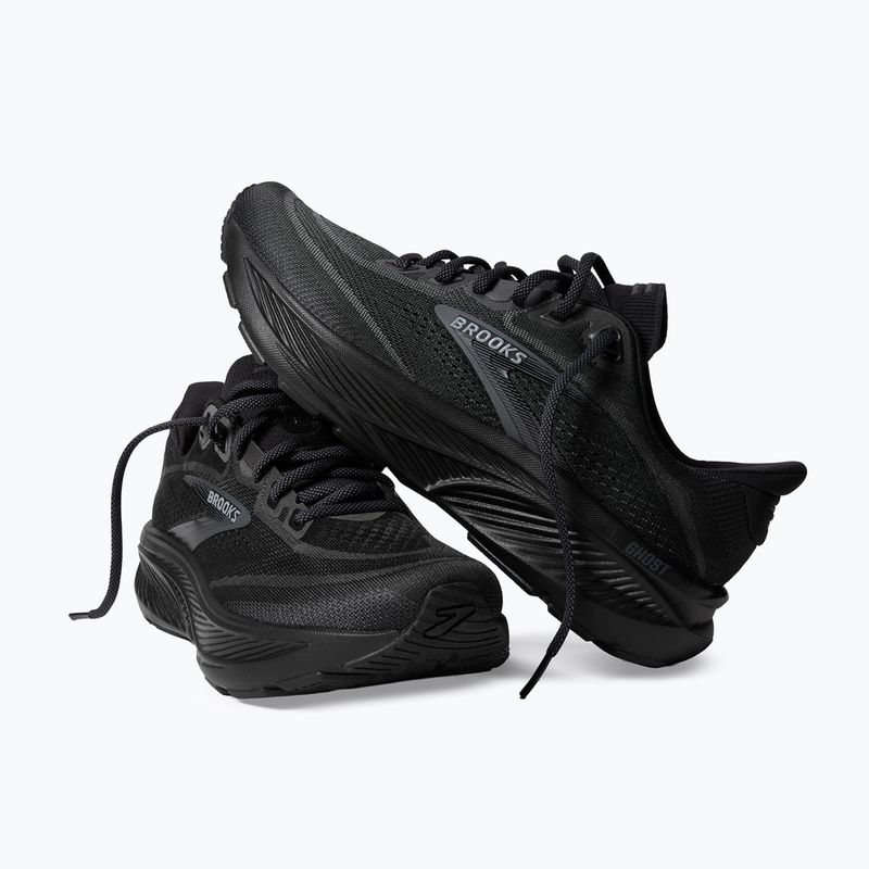 Încălțăminte de alergare pentru bărbați Brooks Ghost 18 black/black/ebony 6