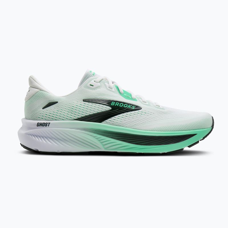 Încălțăminte de alergare pentru bărbați Brooks Ghost 18 white/spring bud/spruce 2