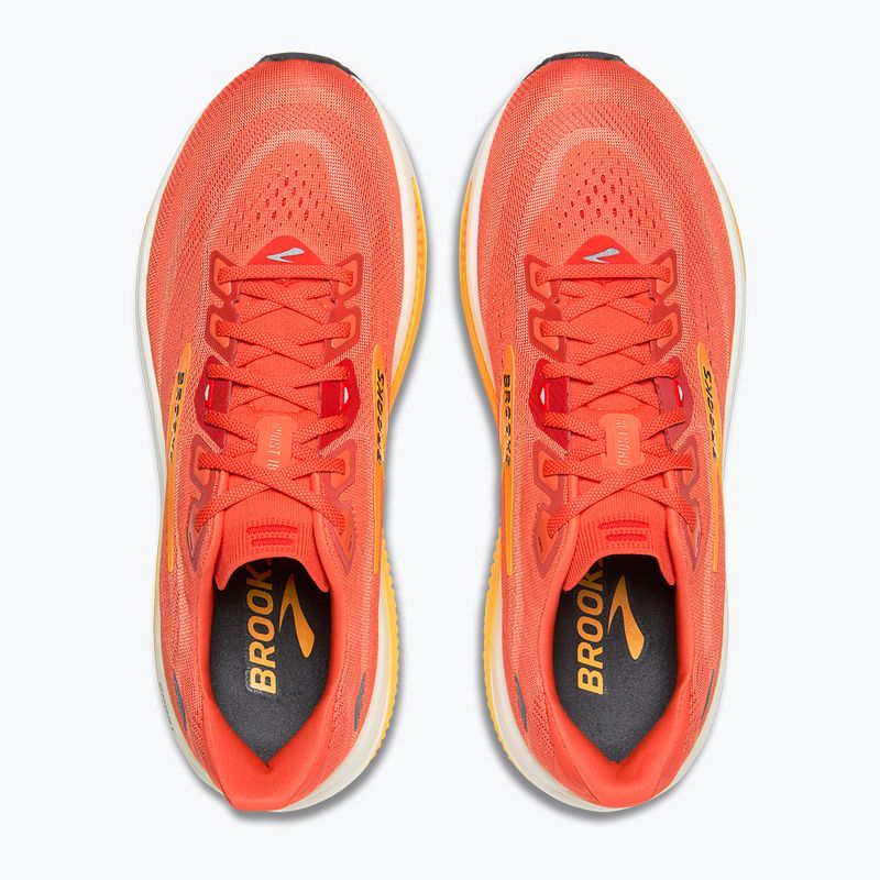 Încălțăminte de alergare pentru bărbați Brooks Ghost 18 tigerlily/orange/pearl 5