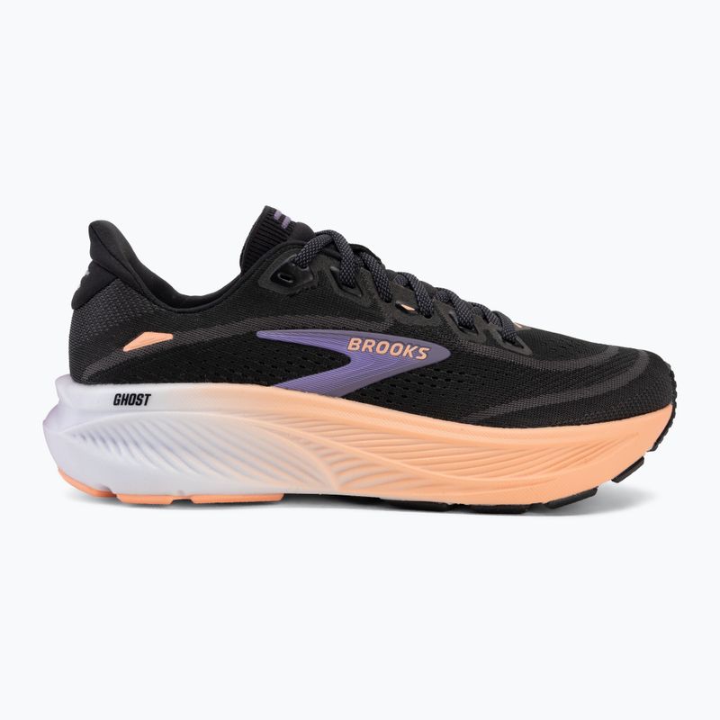 Încălțăminte de alergare pentru femei Brooks Ghost 18 black/mulled grape/peach 2