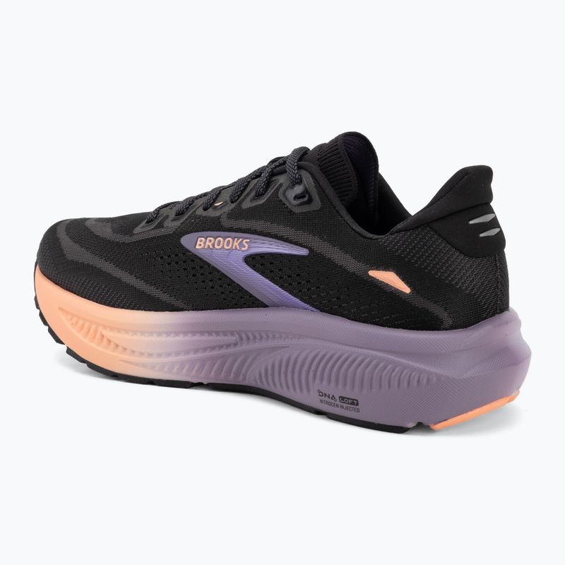 Încălțăminte de alergare pentru femei Brooks Ghost 18 black/mulled grape/peach 3