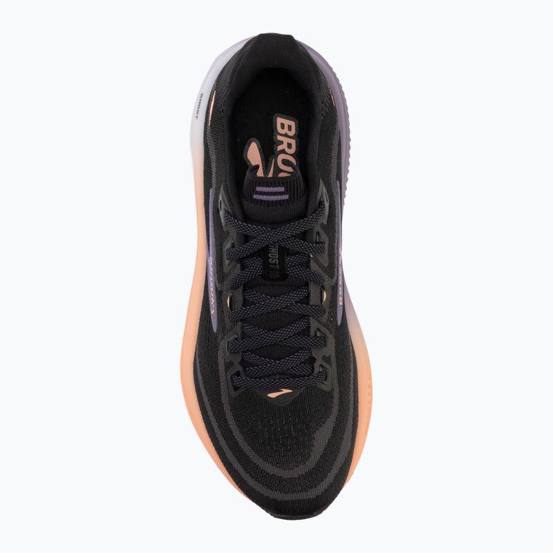 Încălțăminte de alergare pentru femei Brooks Ghost 18 black/mulled grape/peach 5