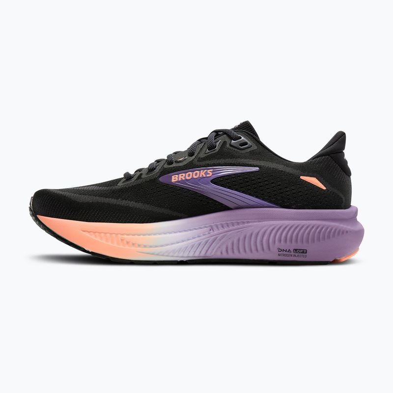 Încălțăminte de alergare pentru femei Brooks Ghost 18 black/mulled grape/peach 3
