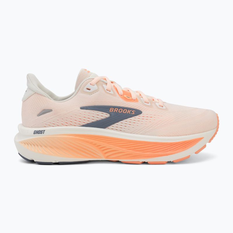 Încălțăminte de alergare pentru femei Brooks Ghost 18 star white/cyber peach/grey 2