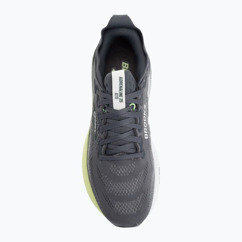 Încălțăminte de alergare pentru bărbați Brooks Adrenaline GTS 25 grey/paradise green/spruce 5