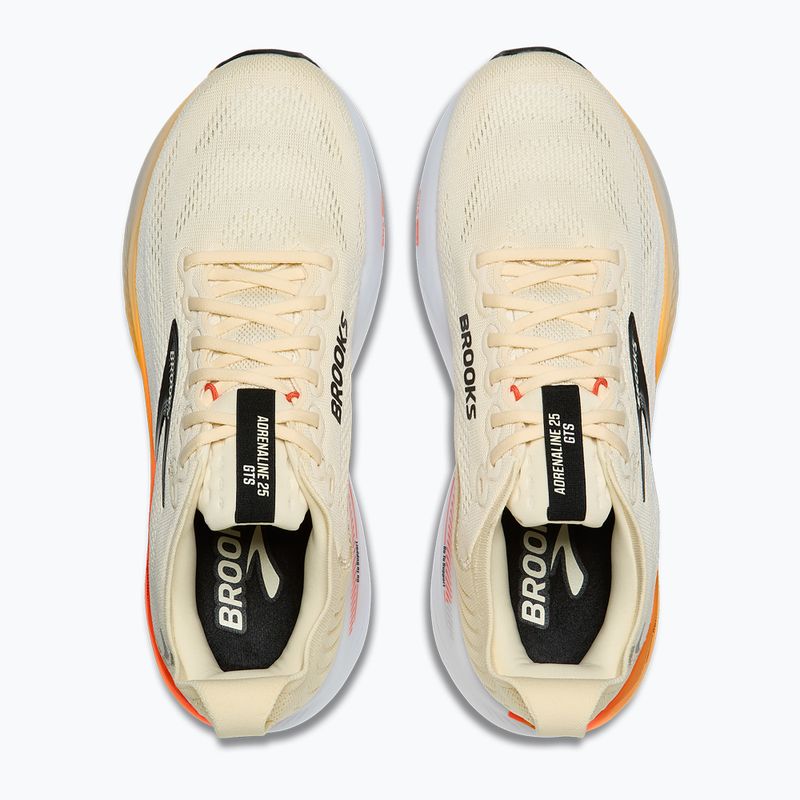 Încălțăminte de alergare pentru bărbați Brooks Adrenaline GTS 25 rutabaga/tigerlily/orange 5