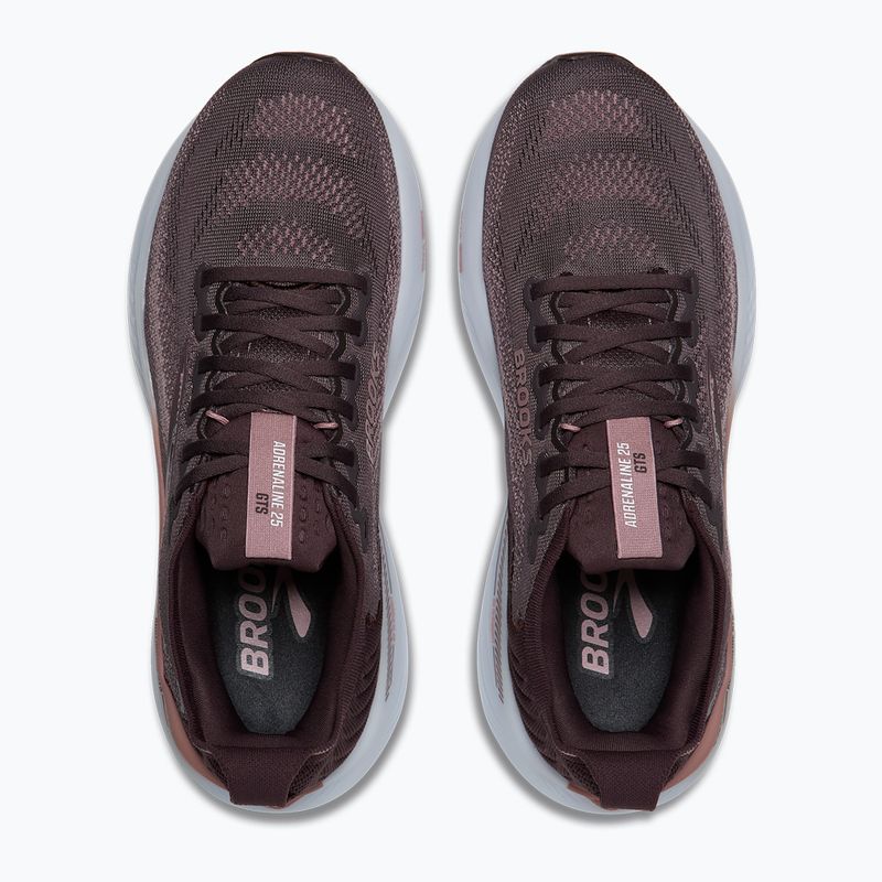 Încălțăminte de alergare pentru femei Brooks Adrenaline GTS 25 raisin/woodrose/white 5
