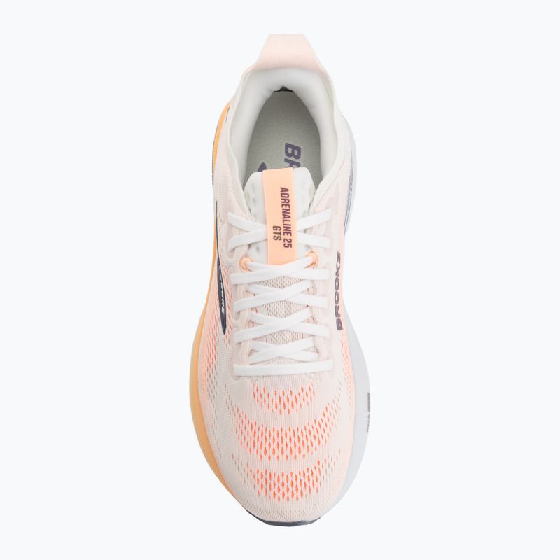 Încălțăminte de alergare pentru femei Brooks Adrenaline GTS 25 oyster mushroom/peach/grape 5