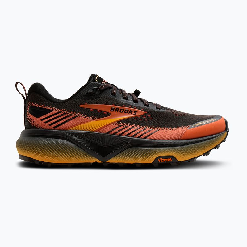Încălțăminte de alergare pentru bărbați Brooks Cascadia 20 black/tigerlily/orange 2